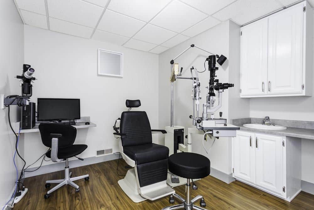 Eye exam room in Payson